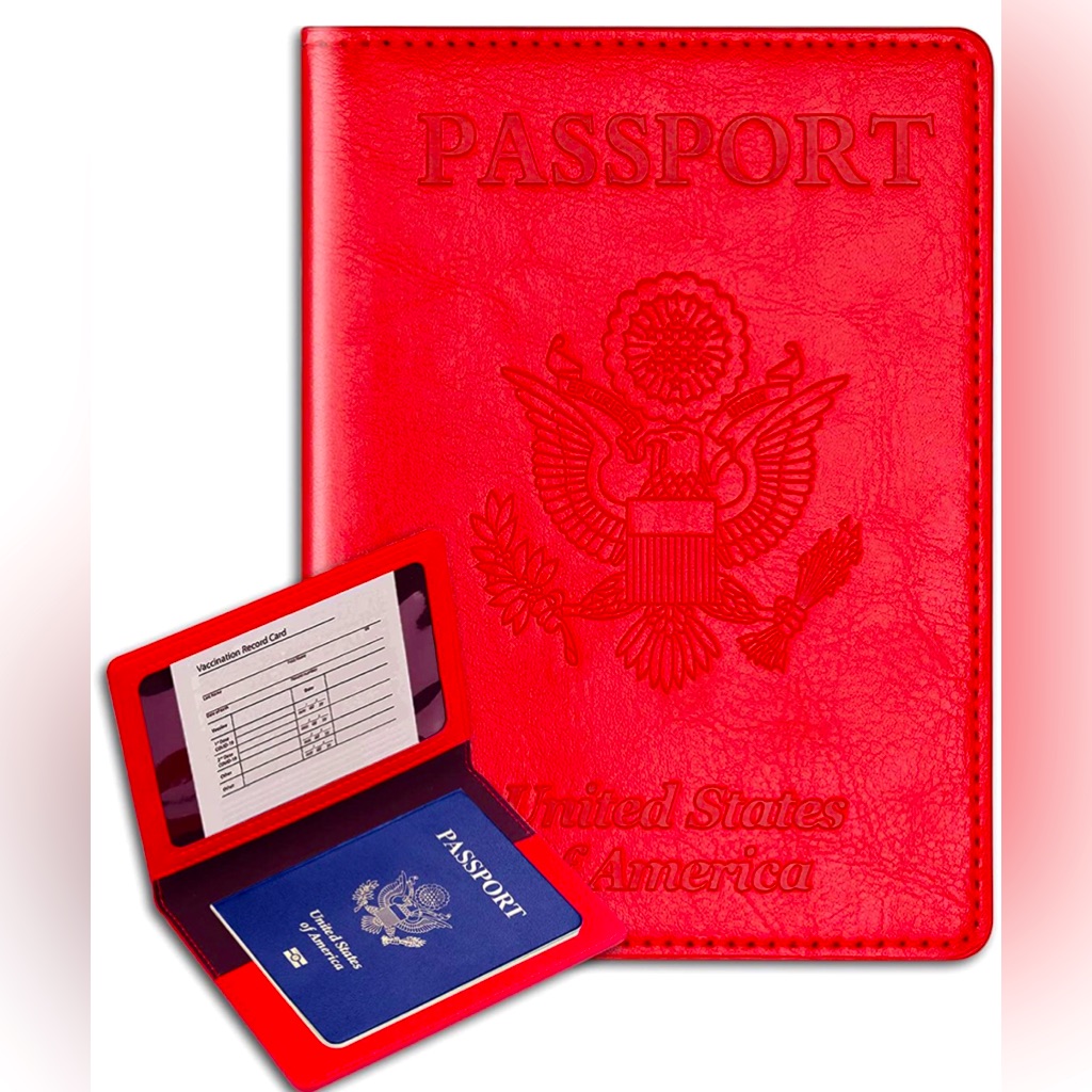 Passport Holder WVaccine Card Holder Slot Passport Holder WVaccine Card Holder Slot